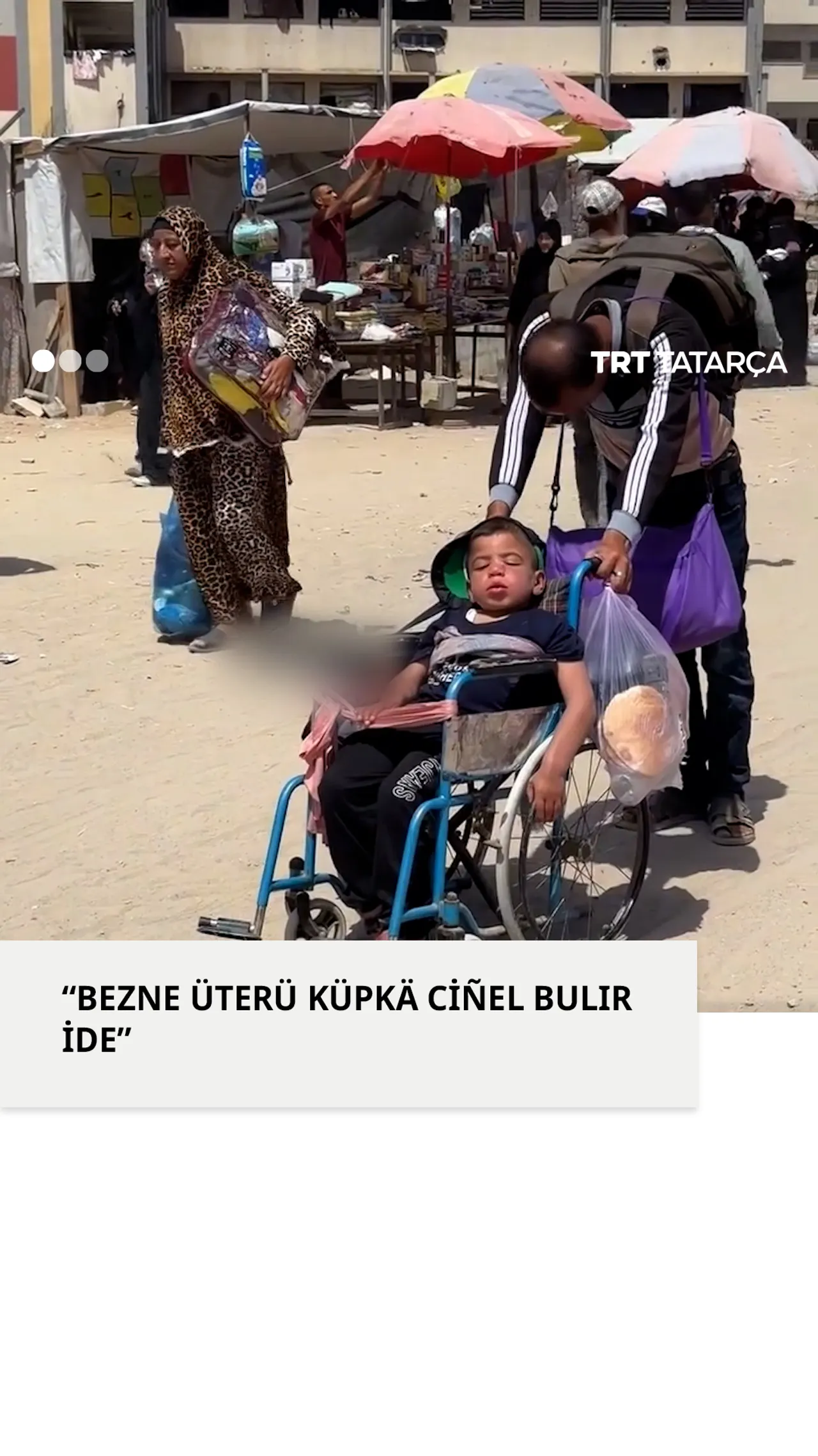 "Bezne üterü küpkä ciñel bulır ide"